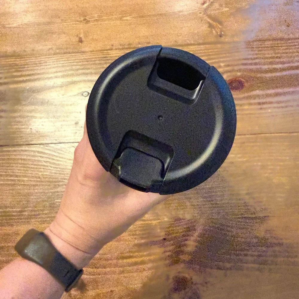 The Loud Cup Black Whistle Cup Sports Mom Tumbler Horn Noise Maker